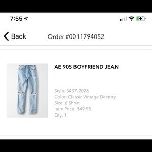 AE 90s Boyfriend Jean